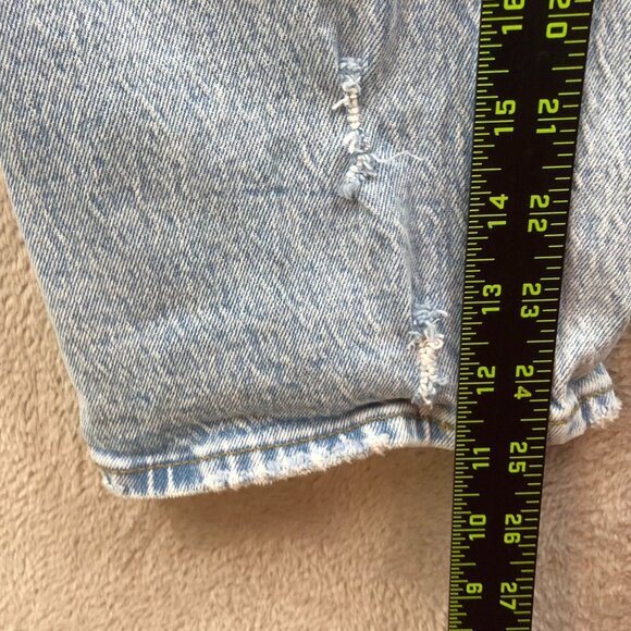 Abercrombie & Fitch Womens Jeans 26/2 90s Straight High Rise Distress Straight - Picture 5 of 16